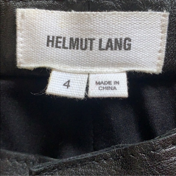 Helmet Lang Leather Capris - Picture 5 of 7